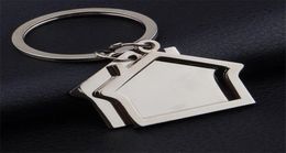 10 pieceslot Zinc Alloy House Shaped Keychains Novelty Keyrings Gifts for Promotion House key ring7391367