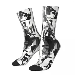 Men's Socks Guernica 2024 Male Mens Women Autumn Stockings Printed