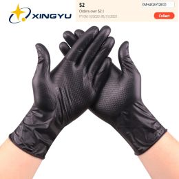 Swaddling 50 Pcs Nitrile Gloves Synthetic Latex Free Powderfree Exam Glove Waterproof Household Cleaning Safety Work Gloves Touch Screen