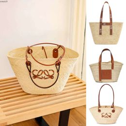 Designer Basket Straw Anagram Lowew Bag Shoulder Bag Fold Tote Handbag Woman Raffias Men Weekend Duffel Bag Summer Weave Travel Cross Body Clutch Beach Bags 401