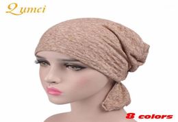 Colours Women Bubble Cotton Headscarf Chemotherapy Cap Cancer Chemo Hat Beanie Scarf Turban Wrap Hedging Caps B2913448466