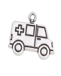 Whole Alloy Vintage Ambulance Car Shape Charms Medical Nurse Doctor Theme Jewlery Charms 1822mm AAC10532080996