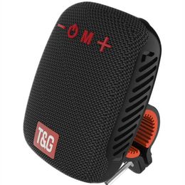 Portable Speakers TG392 Outdoor Bicycle Bluetooth Speaker TWS Portable Wireless Sound Box Built-in Mic Hands-free Call IPX5 Waterproof Subwoofer J240505