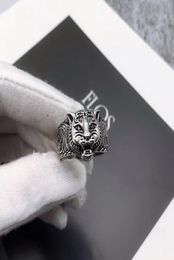 High Quality S925 Real Silver Ring Couple Ring Latest Product Ring Tiger Head Personalized Style Fashion Jewelry Supply4644014