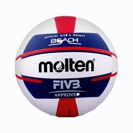 Molten V5B5000 Volleyball Standard Size 5 Soft PU Beach Ball for Adult Indoor Outdoor Match Training 240430