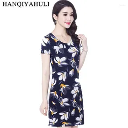 Casual Dresses Women Clothes Summer Style Slim Print Sundress Tunics Vintage Sexy Bodycon Dress Vestidos Feminino