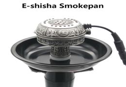 Large Size Multifunctional Metal EShisha Smokepan Electronic Tobacco Bowl Ceramic Charcoal For Hookah Sheesha Chicha Narguile ac6928911