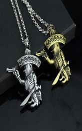 Pendant Necklaces AICSRAD Fashion MC Outlaw Motor Biker Mexican Necklace For Bandidos Motorcycle Club Worldwide Men Women Gift7017039