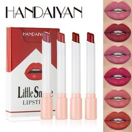 Cross border Hot Selling HANDAIYAN Han Daiyan Cigarette Matte Velvet Mist Face Moisturising Lipstick lipstick 4 Pack
