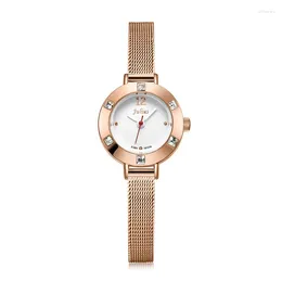 Wristwatches JULIUS Mini Women's Watch Japan Quartz Lady Small Hours Heart Fine Fashion Stainless Steel Bracelet Girl's Gift No Box