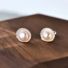Hoop Earrings 2024 Retro Style Unique Design Pearl Holiday Gift For Girlfriend