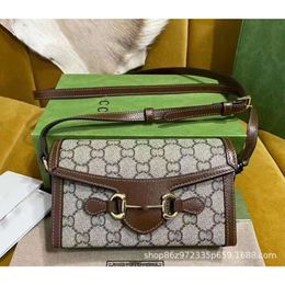 Shoulder Bags Evening 2023 New g Family Box Bag Mini Printed Phone Horizontal Single Crossbody Handbag Casual Women's