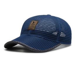 Summer men039s outdoor leisure sun hat sunscreen fishing breathable mesh baseball cap ladies cap43818756798102