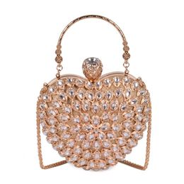 Pink sugao Women Evening Clutch Bag Gorgeous Pearl Crystal Beading Bridal Wedding Party Bags CrossBody Handbags New Style Hand bag 2817