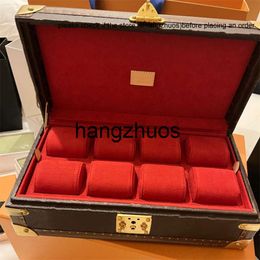 Lvse Designer Bags Jewellery Boxes Leather Watch Box 8 Mens Watch Organiser Jewellery storage box fashion women Rings Tray Cosmetic case Luis Vuittons aa