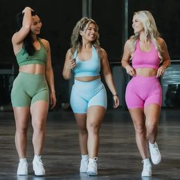 Nvgtn Pro Seamless Shorts Women Workout Short Leggings Yoga Pants Butt Lift Sports Wear Fitness Outfits Gym Clothing Comfortable 240425