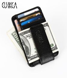 Cuikca New Fashion Women Men Wallet Money Clip Magnet Clip Ultrathin Pocket Clamp Credit Card Case Mini Creative Wallet C190412017575939