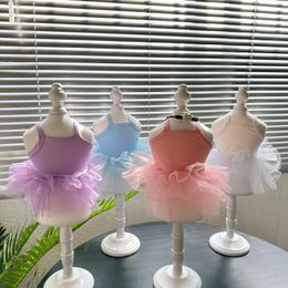 Dog Apparel XS-3XL Summer Mesh Cute Ballet Princess Cat Pet Clothing Luxury Soft Dresses Girl Puppy Tutu Skirt