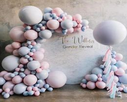 Baby Gender Reveal Party Supplies Balloon Arch Garland Kit Pastel Macaron Pink Blue Latex Balloons Decoration Favour Baby Shower T23083494