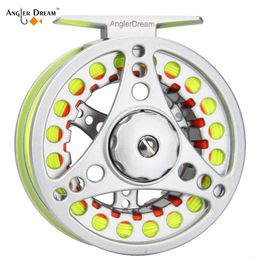 ANGLER DREAM Fly Fishing Reel Accessories 12 34 56 78 WT Aluminium Alloy Carp Gear Tackle Kit Line Combo 240506