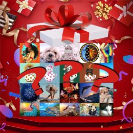 Stitch Christmas Gift 1Pack Mystery Gift Pack Surprise Box 10000+ Different Diamond Paintings Sets Random 3pcs Diamond Art Painting