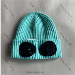 Two Lens Cp Glasses Goggles Beanies Men Knitted Hats Skull Outdoor Women Uniesex Winter Cp Hat Beanie Black Grey Bonnet 9804