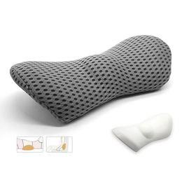 Breathable Memory Foam Physiotherapy Lumbar Pillow Bed Sofa Office Sleep3841452