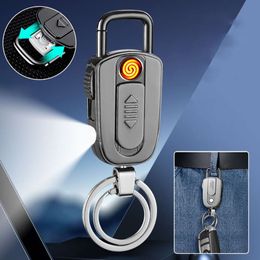 Pull-Down Electric Lighter Keychain Gift Box Replacement Tungsten Wire Cigarette Lighter