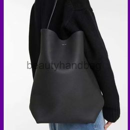 The Row TR 2023 tote / bucket bag bag large capacity single shoulder portable real leather handbag versatile handbag designer sj