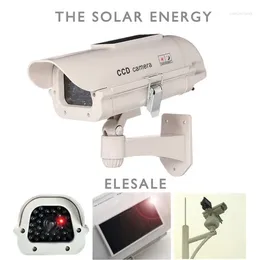 The Solar Energy Waterproof Fake Camera Two Battery LED Dummy Security Ir Dome Surveillance