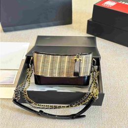 10A Fashion Bag Bamboo Bag Designer Weaving Bags Women Hobo Mini Handbag Crossbody Shoulder Luxury Chain Designer Purse Wallet Fashion Gjer