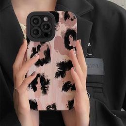 Cell Phone Cases Fashion Sexy Leopard Print Phone Case For phone 14 Pro Max 11 12 13 Pro 14 Plus X XS Max XR Shockproof Soft Silicone Back Cover