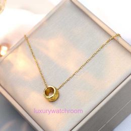 Luxury Tiifeniy Designer Pendant Necklaces New Lingge bead necklace with niche design light luxury collarbone chain for Valentines Day and Christmas gift girlfrie