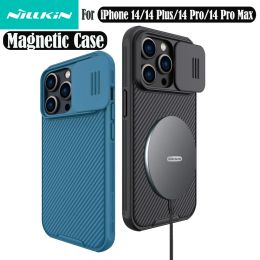 Covers For iPhone 14 Pro Max Magnetic Case NILLKIN CamShield Pro For iPhone14 For MagSafe Slide Camera Cover For iPhone 14 Pro Plus