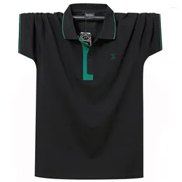 Men's Polos Summer Polo Shirt Business Casual Breathable And Soft Cotton 5XL Brand Clothing