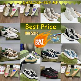 Designer Women Casual Shoes low-cut high top Letter High-quality Sneaker Canvas Tennis Shoe Fabric Trims shoes cool red green 2024
