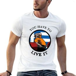 Men's Polos Kyriakos Grizzly T-Shirt Short Graphic T Shirts Hippie Clothes Mens Cotton