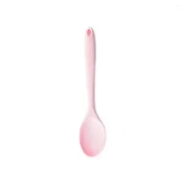 Spoons Silicone Spoon Universal Utensils Rice Solid Color Cookware Tools Cooking Grade Kitchen Tool