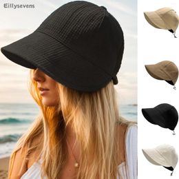 Wide Brim Hats Men's Or Women's Daily Sunscreen Hat Oversized Brims Sunhat Summer Outing Accessory Sports Camping Fishing Cap Accessories