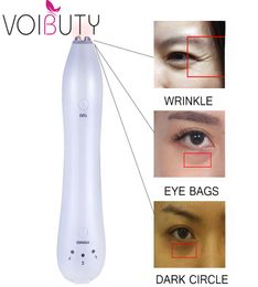 RF Radio Frequency Eyes Lifting Rechargeable Vibrator Eye Massage Antiaging Wrinkle Dark Circle Remover Face Beauty Machine9403916