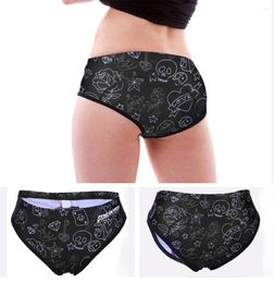 Motorcycle Apparel Women Bike Riding Cycling Underwear 3D Gel Padded Ride Underpants For Outdoor Graffiti Comfort Style Shorts Fashion