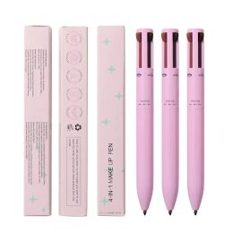 Eyeliner Multieffect 4 In 1 Eyeliner Eyebrow Pencil Contour Pen Lip Liner Pen Highlight Long Lasting Waterproof Cosmetics Makeup Tools