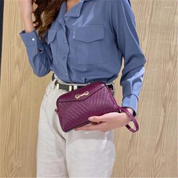 Shoulder Bags 2024 Mini Plaid Messenger Simple One-Shoulder Clutch Coin Purses And Handbags