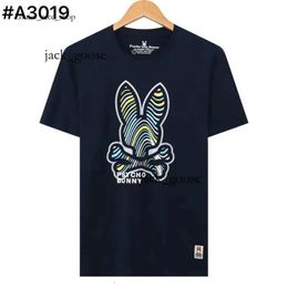 Psyco Bunny Shirt Couple 24Ss Men's Tshirts Rabbit Print Men Designer Skull Rabbit Crazy Rabbit High Quality Round Neck Shirt Psyco Bunny 845