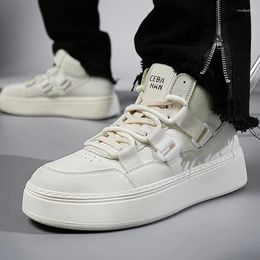 Casual Shoes Hight Quality Original Design 2024 S/A Street Style Sneakers For Men's Fashion Solid White Teenagers Daily Dress Flat