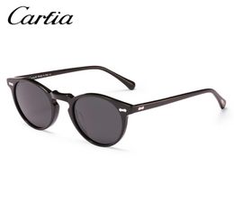 Polarised sunglasses women carfia 5288 oval designer sunglasses for men UV 400 protection acatate resin glasses 5 Colours with box6924529