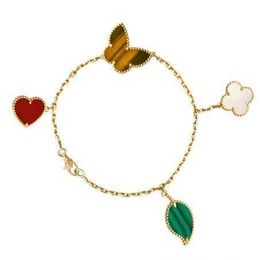 Bracelet gift preferred bracelet Gold Clover Style Fashion Light Luxury with common cleefly