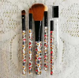 5 PCS Mini Colorful Flower Makeup Brushes Makeup Beauty Tools Various Styles and Portable 5 Sets3099615