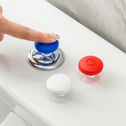 Plungers New Toilet Presser Love Toilet Press Button Bathroom Water Tank Buttons Push Switch Bathing Room Decor Nail Protector