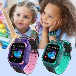 Watches Children's Smart Watch LBS Voice Chat Call Sim Card For Children SmartWatch Waterproof Watch With Camera Alarm Clock & Games